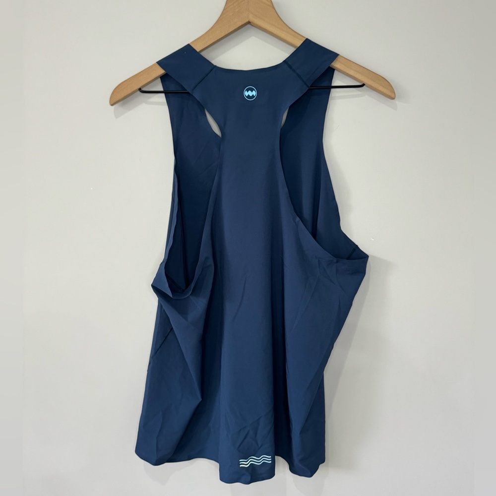 Janji Deep Blue Sleeveless Tank - Picture 6 of 9